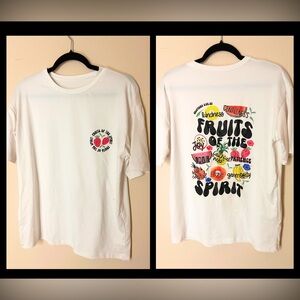 SHEIN White Fruits of the Spirit Tee